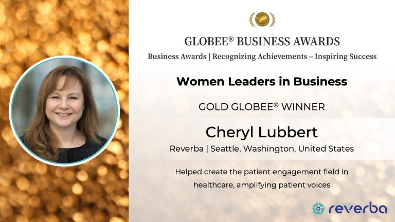 Reverba Co-Founder and CEO Cheryl Lubbert named Women Leaders in Business Gold Globee® Winner